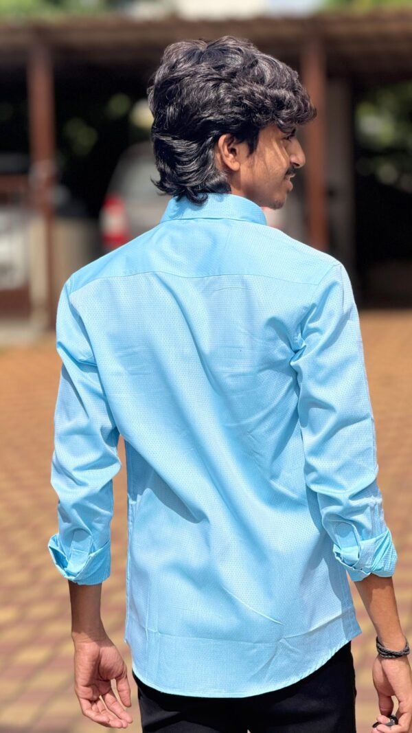 Cottrixs Sky Blue Shirt for Mens-Premium Cootrixs Comfort.