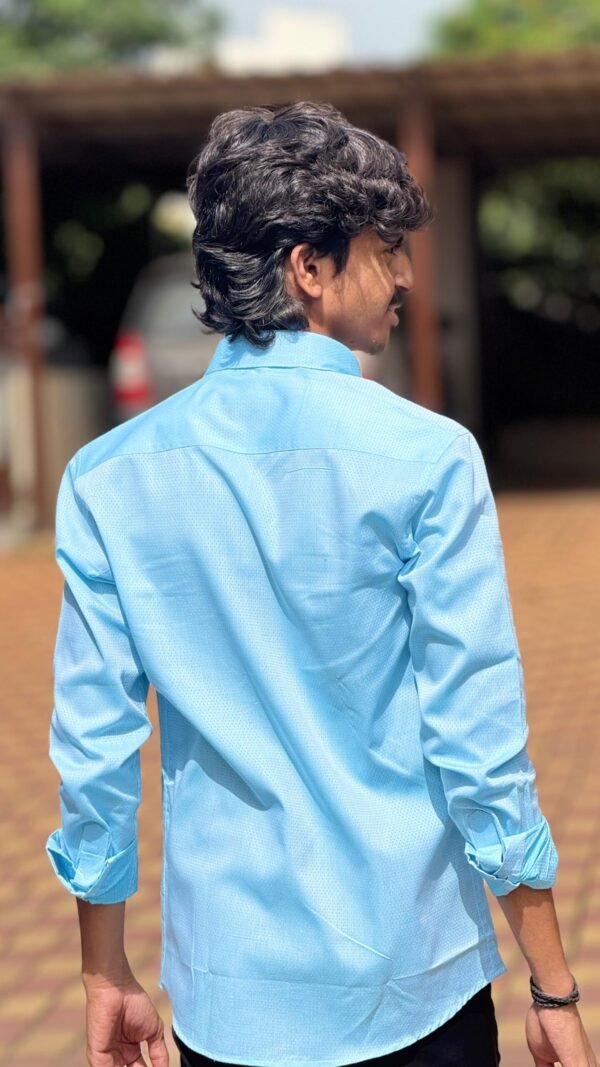 Cottrixs Sky Blue Shirt for Mens-Premium Cootrixs Comfort.