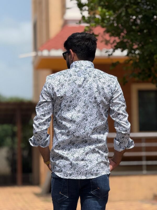 Cottrixs Mens Premium Printed Formal Shirt.