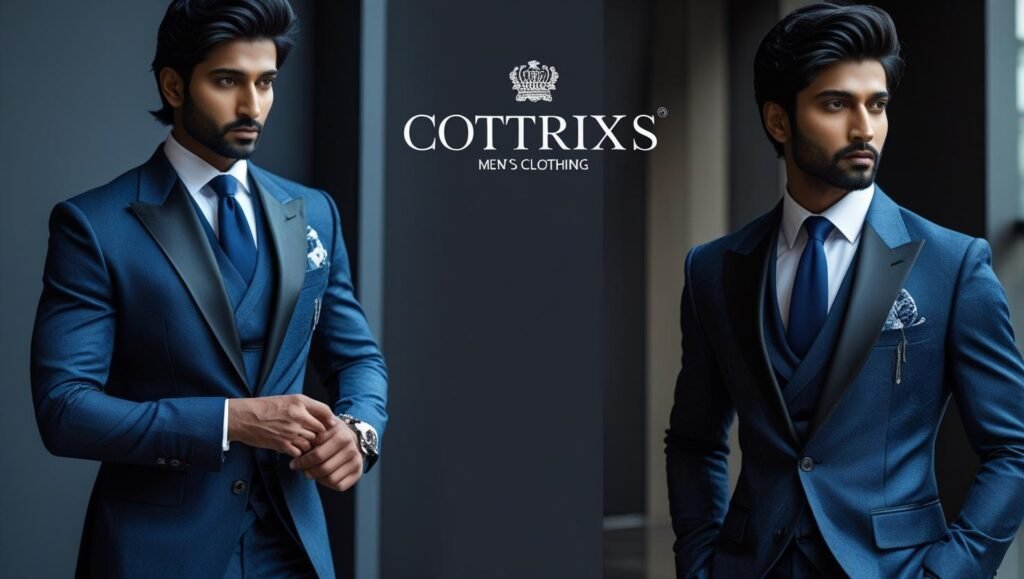 Cottrixs Men’s Clothing_ Where Confidence Meets Style for Indian Mens formal brand