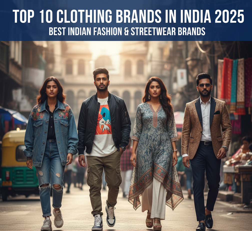 Top 10 Clothing Brands in India 2025